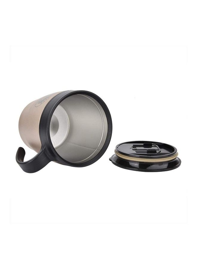 NIBEMINENT Stainless Steel Insulated Coffee Mug Black - Image 2