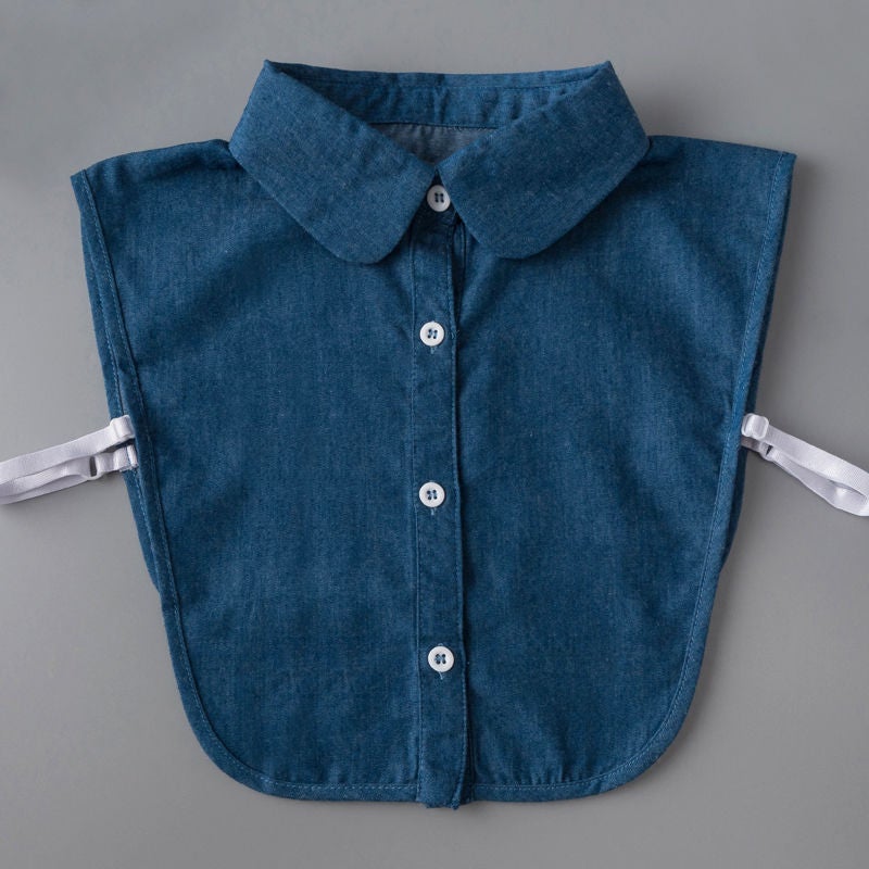 Doll Collar Shirt Fake Collar Children'S Plaid Shirt Collar All-Match Cotton Decorative Collar Multi-Functional Sweater Collar Korean - Image 4