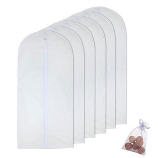 Garment Bag Covers 24 x48 Garment Bags White Breathable Full Zipper Dust Cover for Clothes Storage Closet Pack of 6 - pzsku/Z558EF32EFFFB388EB309Z/45/1749490650/a9aef915-8409-4ec9-a96f-0affd435d9e2