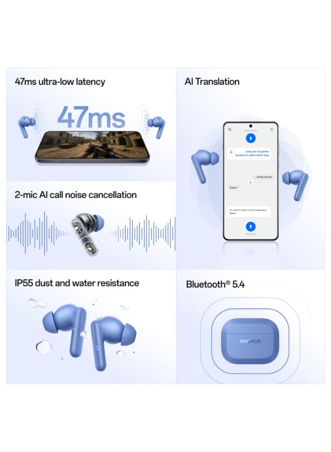 OnePlus Renewed - Nord Buds 3r TWS Earbuds For Everyone Aura Blue - Image 3