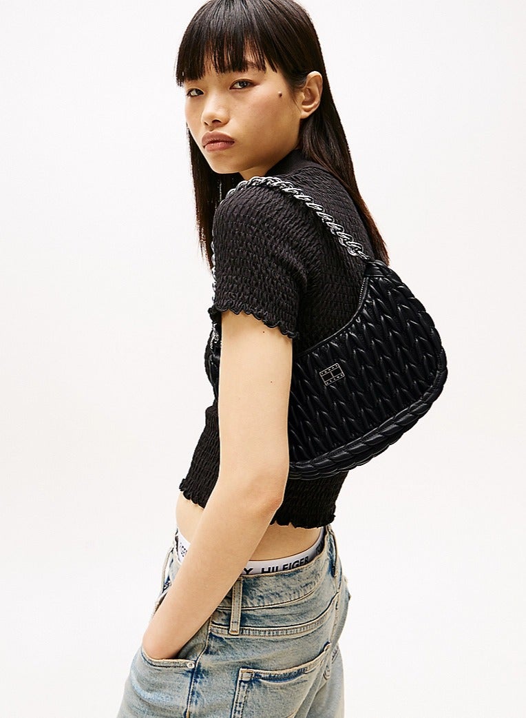 TOMMY JEANS ICONIC QUILTED SHOULDER BAG  - Image 5