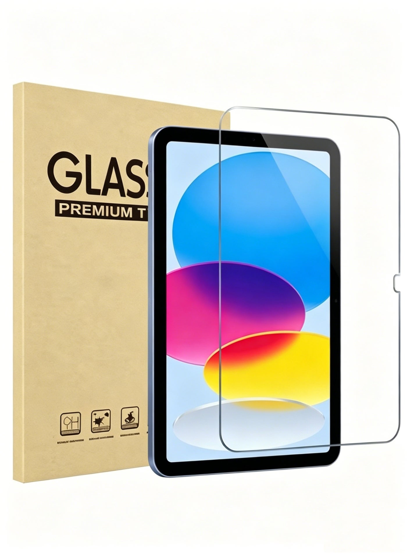 Hirospace 1 Pack Screen Protector for iPad (A16) 11th 11inch Generation 2025/iPad 10th 10.9 Inch 2022, Tempered Glass Film for iPad 11th Gen 11" A3354, A3355, A3356/10th Gen 10.9"A2696/A2757/A2777