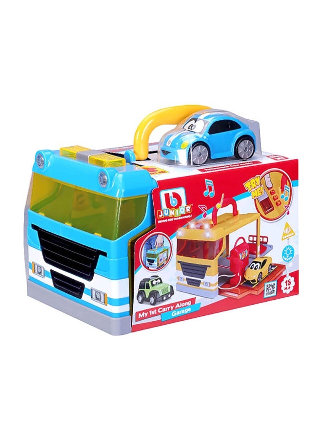 BB Junior My 1St Carry Along Garage Playset (Blue) - Image 1