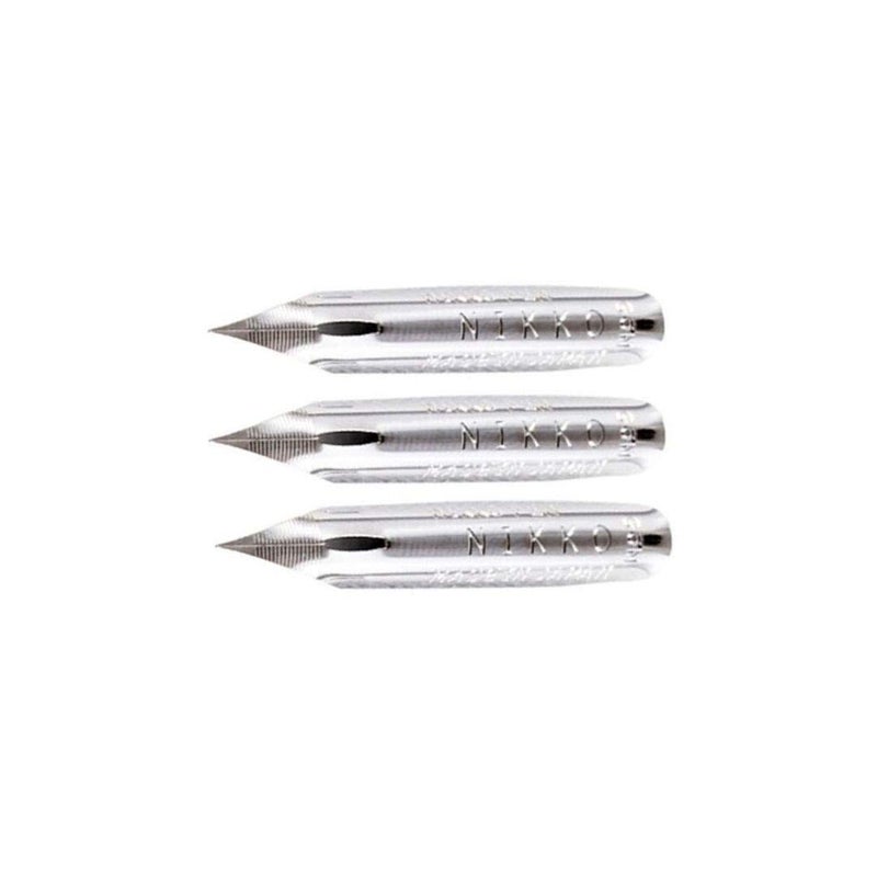 Nikko Comic Pen Nib NoN5 School Type Pack of 3 - Image 1