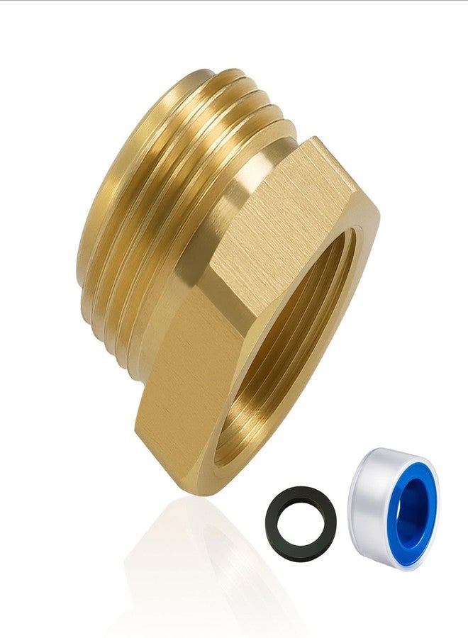 XNTONG - Shower Hose Adapter, Garden hose adapter, G1/2 Female to GHT 3/4 Adapter - Image 1