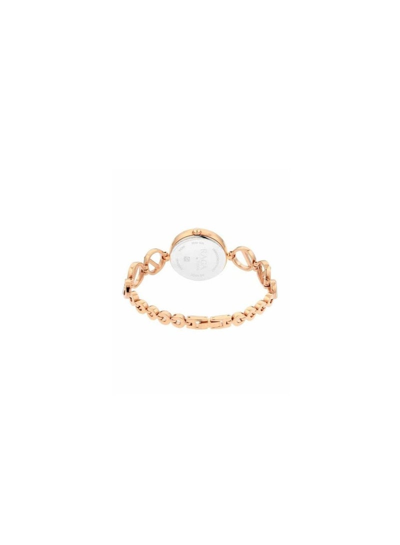 Titan Raga Viva Quartz Analog with Day and Date Rose Gold Dial Two Toned Rose Gold and Silver Metal Strap Watch for Women - NT2644KM02 - Image 5