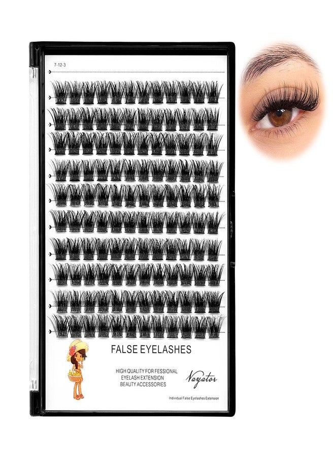 Vayator Lashes Mixed Kit/False Lashes Lash Bond & Seal Kit Multiple styles To Choose 8-20mm Mix D Curl/DD Curl Makeup Cluster Grafting Eyelashes Individual Extension (DD Curl-20mm) - Image 2