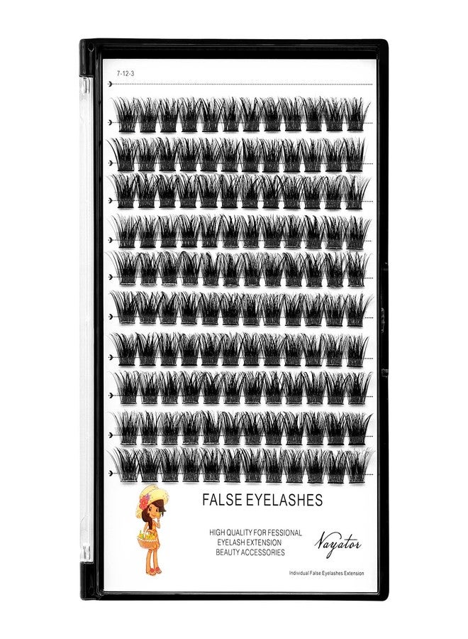 Vayator Lashes Mixed Kit/False Lashes Lash Bond & Seal Kit Multiple styles To Choose 8-20mm Mix D Curl/DD Curl Makeup Cluster Grafting Eyelashes Individual Extension (DD Curl-20mm) - Image 1