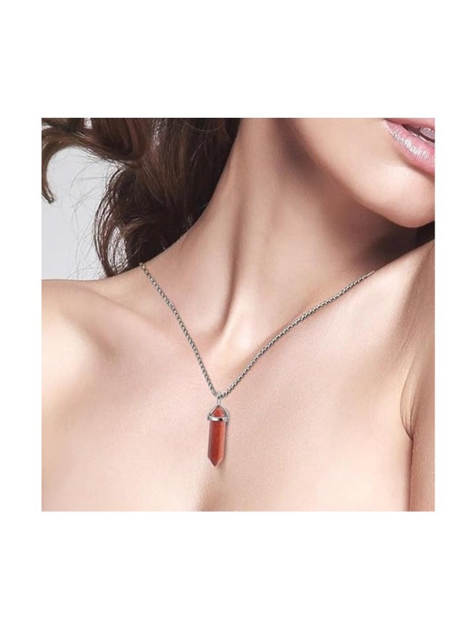 Crystal necklace with a hexagonal pendant in the shape of a pendant (18-inch stainless steel chain) for unisex and suitable for all occasions from Fayrouz Jewelry. - pzsku/Z558F7DBCCFD9A65B9C97Z/45/_/1729549439/801b7e32-4553-437b-b79a-ca6d94649363