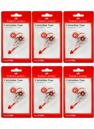 6-Piece Correction Tape 12 Meter Length - pzsku/Z558F7FDB41B7E54DC4B0Z/45/_/1710663829/a2c8a4c9-b1b9-45b7-8d99-48696360b005