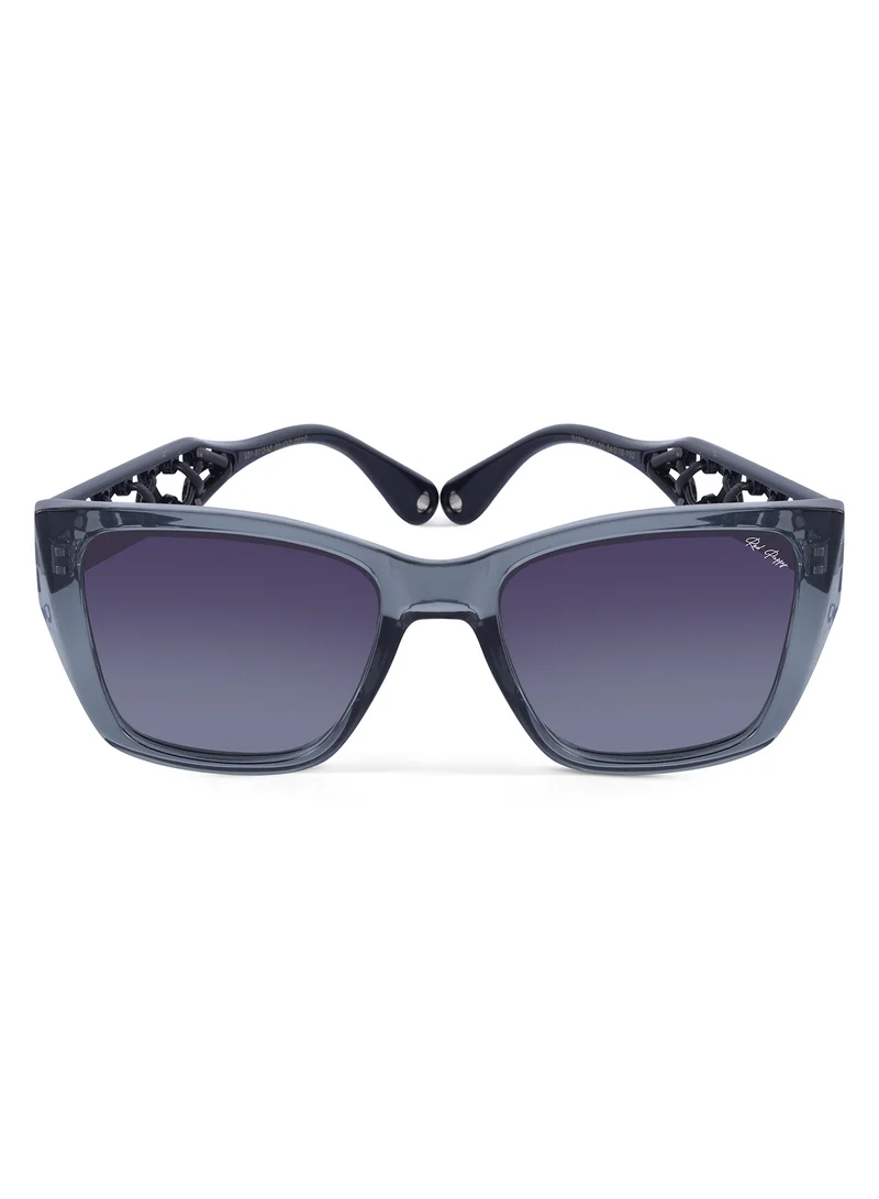 Woggles Stylish Purple Polarized Square Sunglasses|100% UV Protected| Men & Women