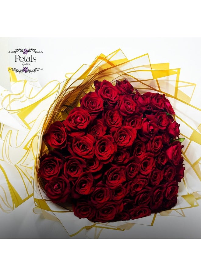 Petals by Aemi - Valentine's Flowers Bouquet Red Valvet Boquet - Image 1