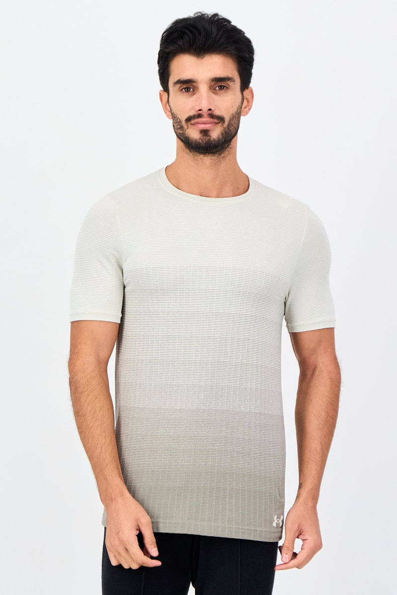 UNDER ARMOUR Men Fitted Short Sleeve Seamless Outdoor T-Shirt, Multicolor - Image 1