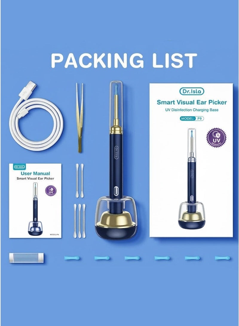 Dr.isla Dr. Isla P9 Smart Visual Ear Wax Remover – 1300W HD Endoscope Camera, Wireless WiFi Connection, 3‑Axis Gravity Sensor, for Android & iOS – Safe & Precise Ear Cleaning Tool - Image 5