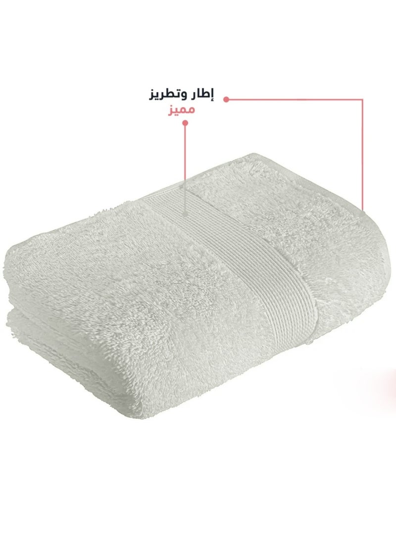 Banotex Cotton towel 90x150, sugary - Image 3