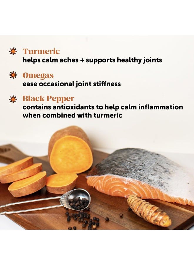 PETHONESTY Hip & Joint Turmeric Health - Joint Supplement for Dogs, Omega-3 Fish Oil, Turmeric to Support Overall Health & Ease Stiffness - Advanced Pet Mobility Support - 90 Ct (Pumpkin) - Image 3