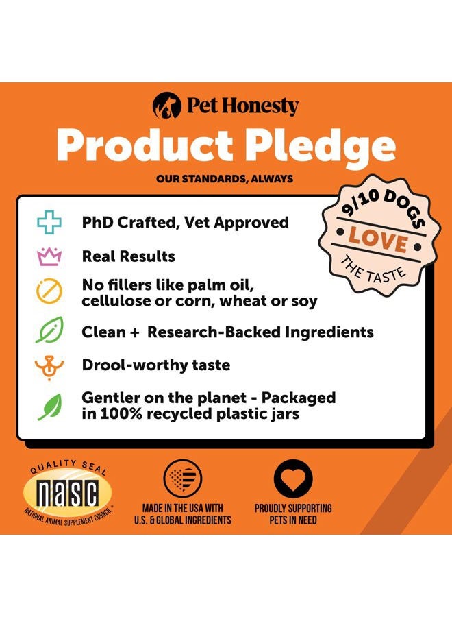 PETHONESTY Hip & Joint Turmeric Health - Joint Supplement for Dogs, Omega-3 Fish Oil, Turmeric to Support Overall Health & Ease Stiffness - Advanced Pet Mobility Support - 90 Ct (Pumpkin) - Image 5