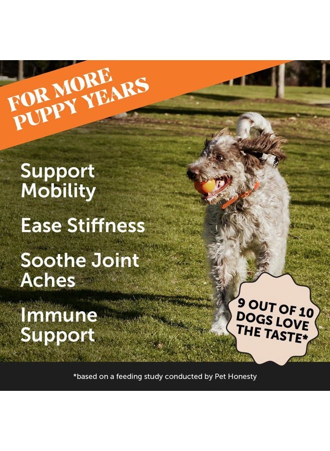 PETHONESTY Hip & Joint Turmeric Health - Joint Supplement for Dogs, Omega-3 Fish Oil, Turmeric to Support Overall Health & Ease Stiffness - Advanced Pet Mobility Support - 90 Ct (Pumpkin) - Image 2