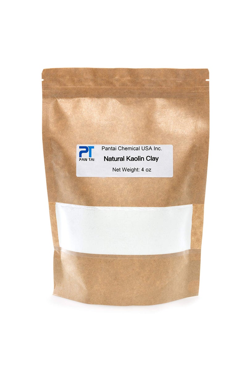 100 NaturalPure White Kaolin KR Cosmetic GradePersonal Care Kaolin Clay Fine Powder Made in USA 16oz 8oz 4oz 4oz