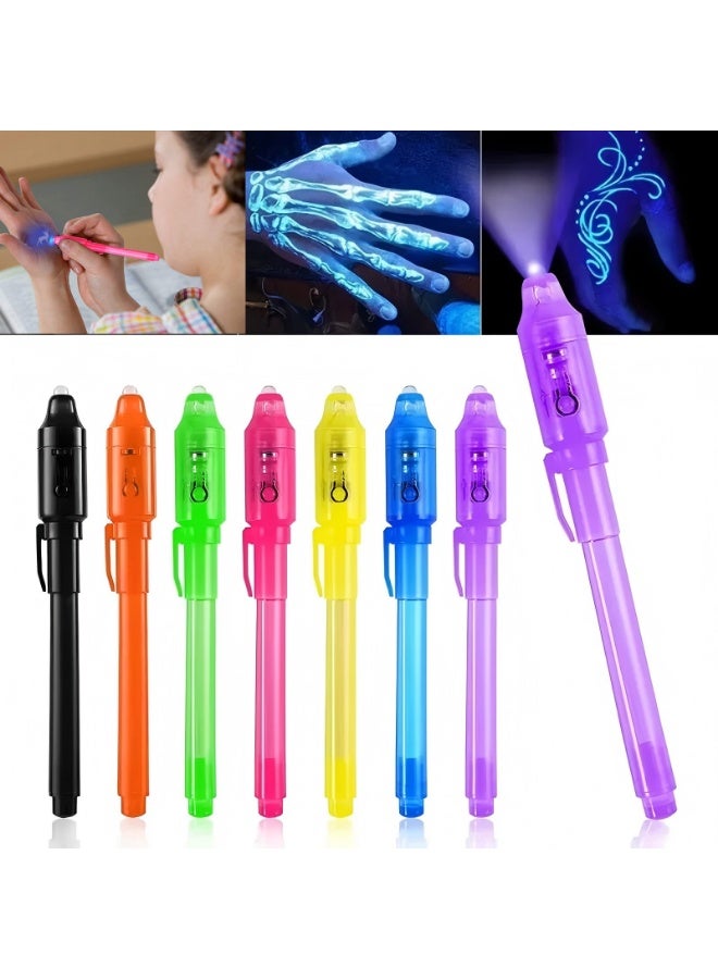 7-Piece Invisible Ink Magic Light Pen Set  - Image 1