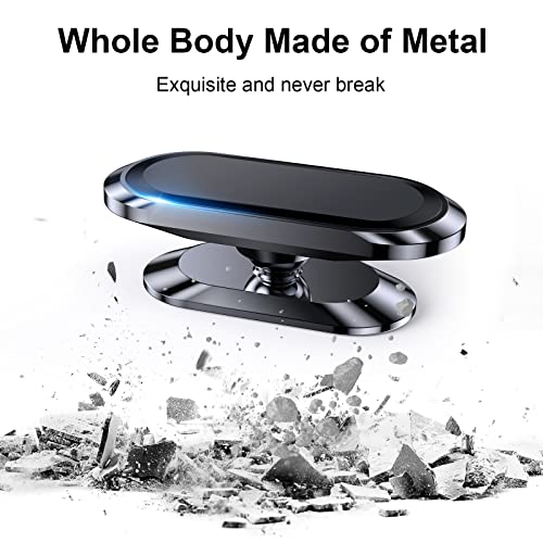 Coolpow 【2-Pack】 Magnetic Phone Holder for Car Dash【Strong Magnet】 Magnetic Car Phone Holder Mount 【4 Plate】 Phone Holders for Your Car Phone Mount for Car Dashboard Cell Phone Car Mount for iPhone Samsung - Image 3