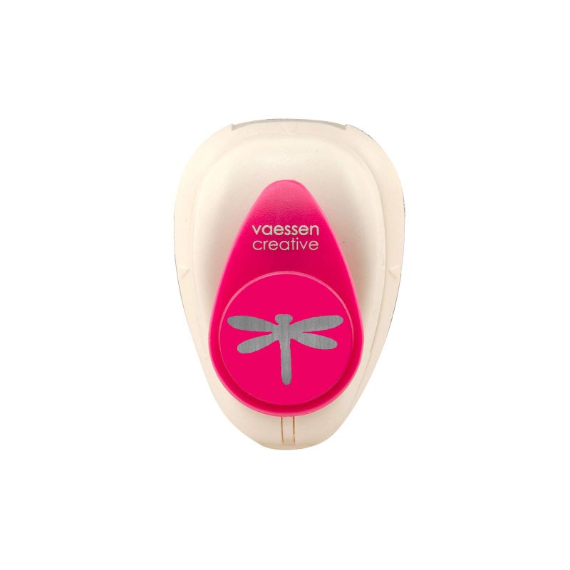 Vaessen Creative Craft Paper Punch  Dragonfly  11 x 15 cm  Circle Cutter for Crafting and Card Making