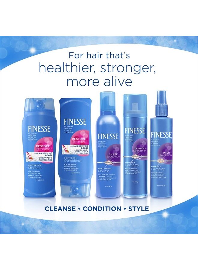 FINESSE Restore + Strengthen Normal Shampoo, 13 oz (Pack of 6), Enhance Hair's Shine & Manageability - Image 4