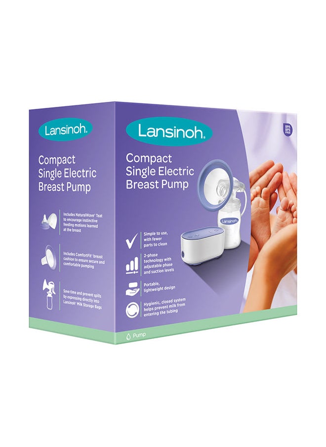 Lansinoh مضخة ثدي كهربائية واحدة مدمجة  - Image 2