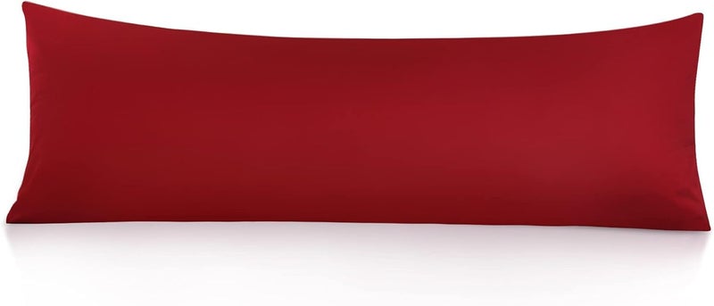 Signoola Basics Lightweight Super Soft Easy Care Microfiber Zipper Pillow cases, Pack of 1 piece,Terracotta color, 50 x 170 cm, Pillows Not Included.