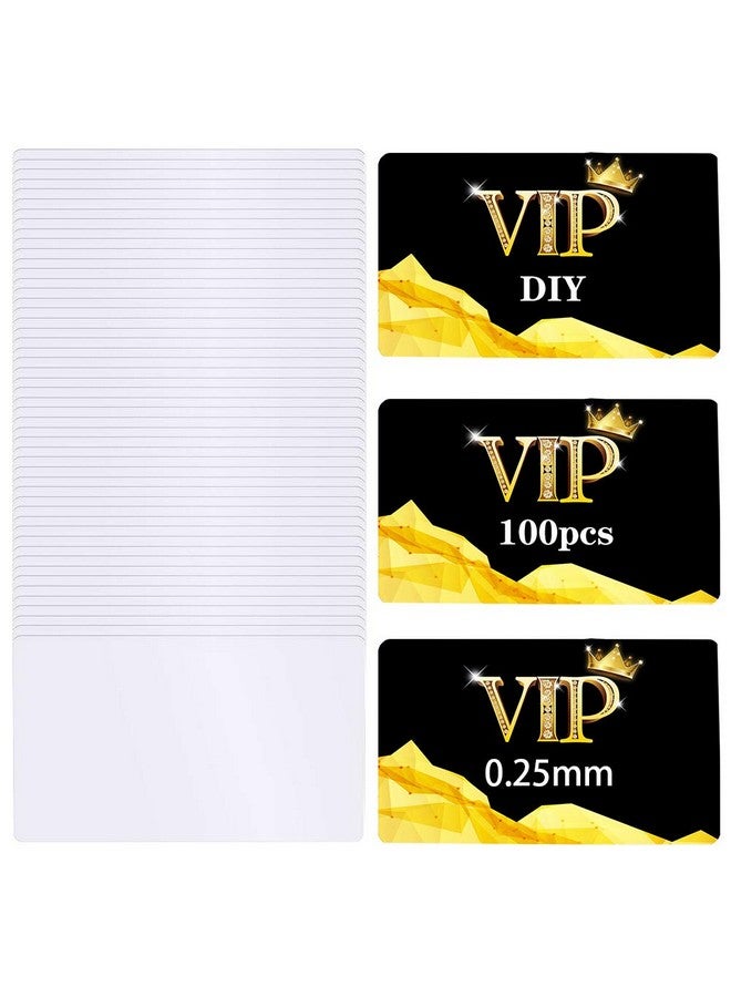 Jolbndcv 100Pcs Sublimation Metal Business Cards 3.4 X 2.1 X 0.01 Inch Blank Sublimation Metal Name Card For Color Uv Print (0.25Mm) - Image 1