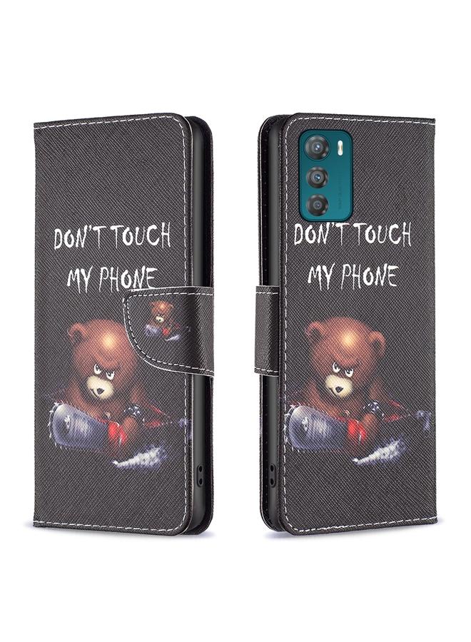 S-TOP Case For Motorola Moto G42 4G Colored Drawing Pattern Leather Phone Case - Image 1