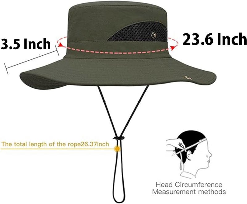 HSR Lightweight Breathable Stylish Summer Hat Cap for Men Women, UV Protection, Sun Protection Round Cap for Travel, Hiking, Gardning, Fishing for Men Women - Image 4