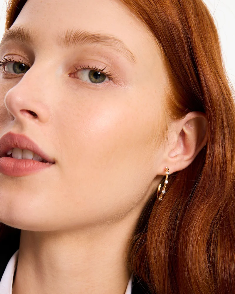 Kate Spade Hint Of Shimmer Hoops