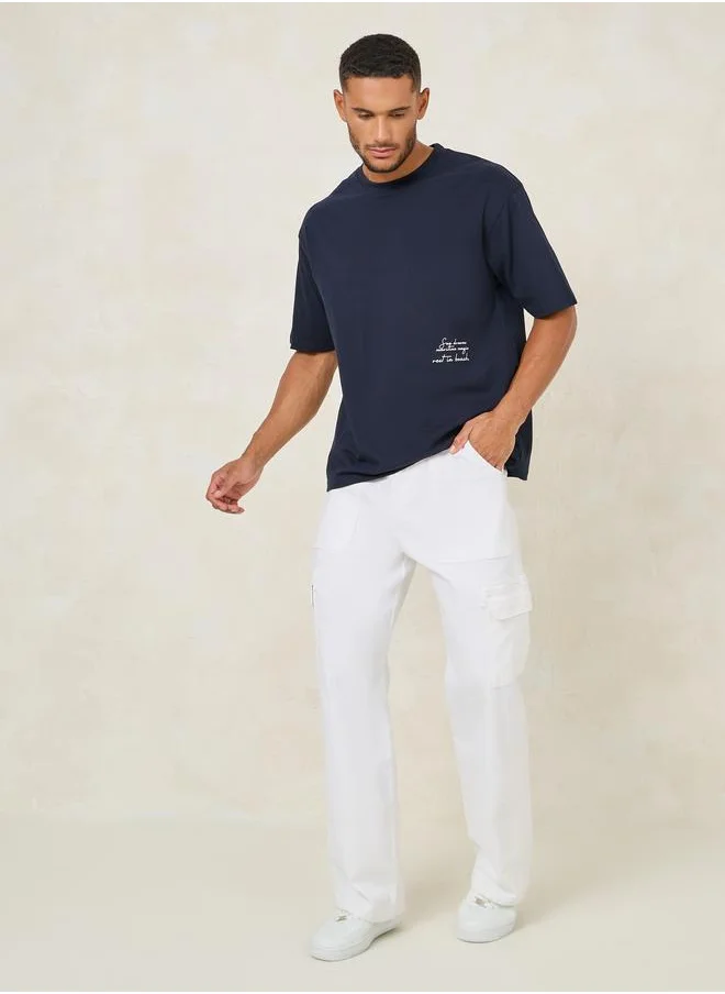 Styli Styli Premium Heavy Weight Puff Print Oversized T-Shirt