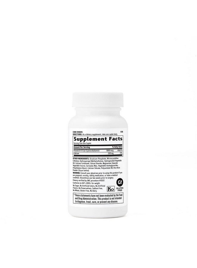 GNC Vitamin B-12 1000mcg, 90 Caplets, Supports Energy Production - Image 2
