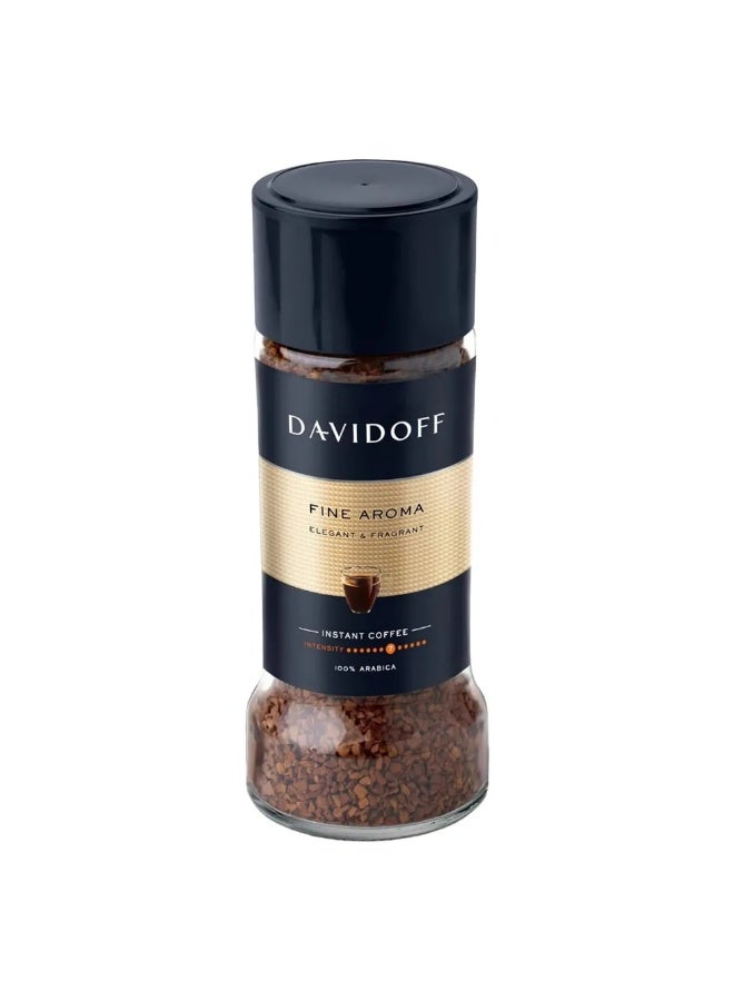 Davidoff Fine Aroma Elegant And Fragrant Instant Coffee With Intensity 7- 90gms