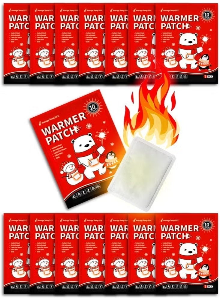 Warm Body & Hand Warmers - Long Lasting Natural Odorless Air Activated Warmers - Up to 10 Hours of Heat, Hot Warmer Patch for Skiing, Winter Hiking, Outdoor Camping - 15 Pack - Image 1