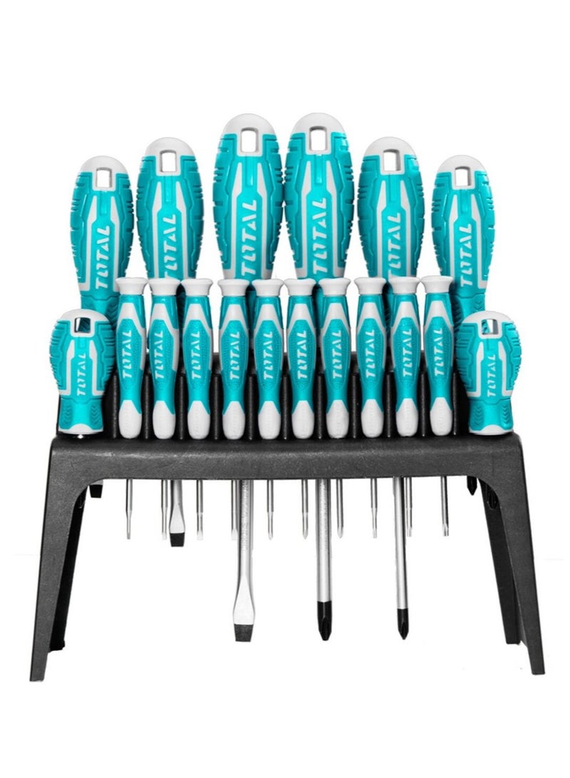 Total Tools TOTAL 18 Pcs Screwdriver Set THT250618 - Image 1