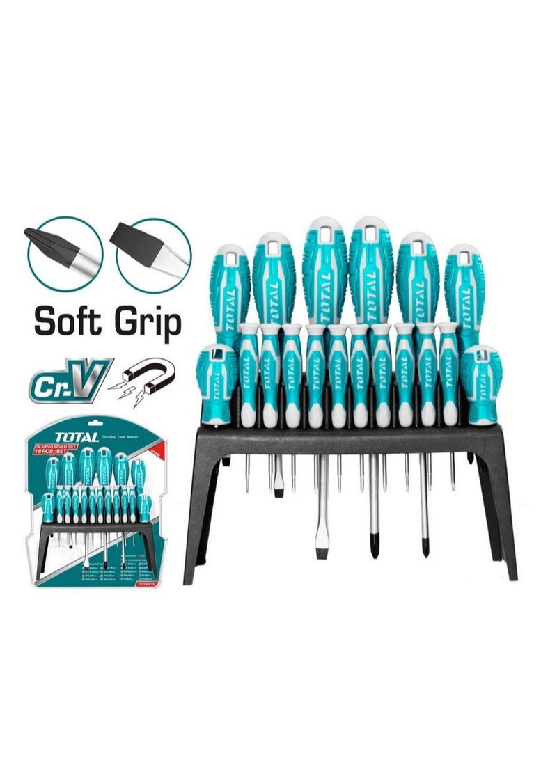 Total Tools TOTAL 18 Pcs Screwdriver Set THT250618 - Image 2