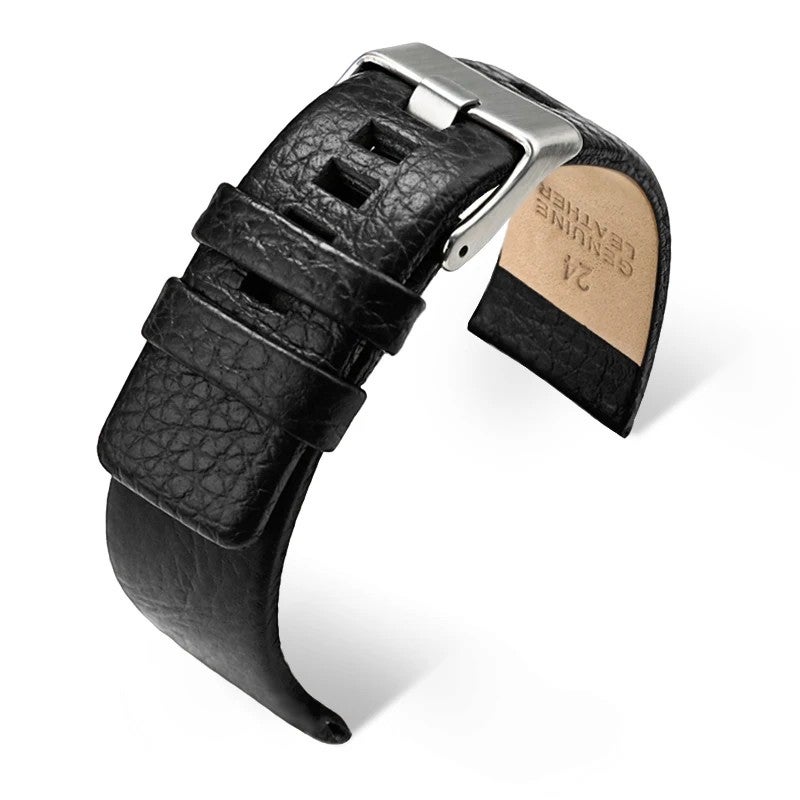 Bluejw New Style Replacement Watch Strap for Diese Watches – Lychee Grain Pattern, 22mm & 32mm Large Dial Compatible, Metal Buckle Band - Image 1