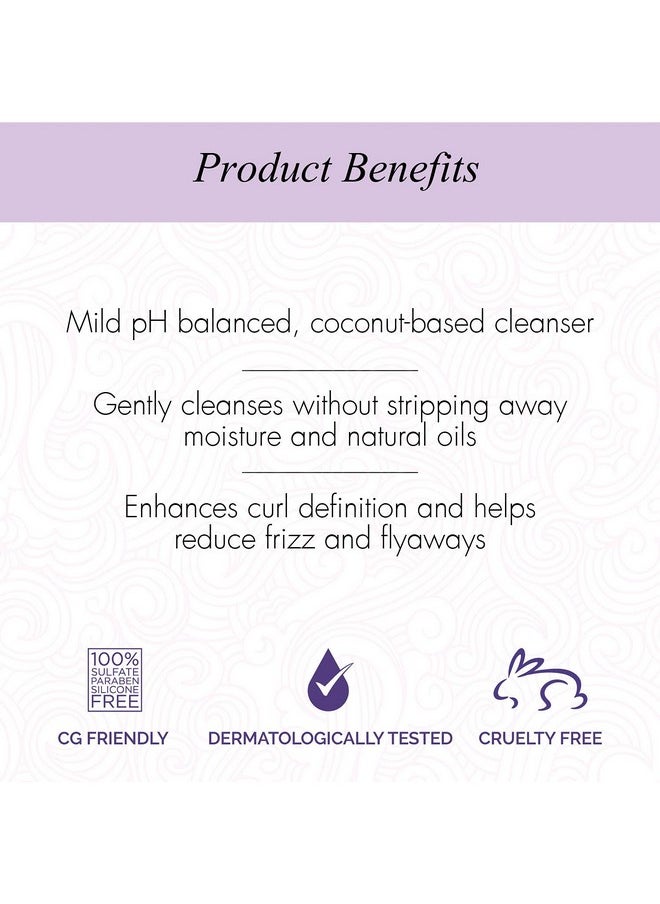 Curl Up Curl Up Moisturising Curly Hair Shampoo - For Dry Frizzy, Wavy & Curly Hair - Sulphate Paraben And Silicone Free - 200 ml  - Image 3
