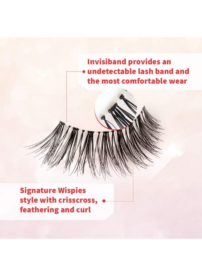 ARDELL - Ardell Wispies False Eyelashes 113 - Natural Wispy Lashes, Lightweight Reusable Strip Lashes, 6 Pairs, 1 Pack - Image 1