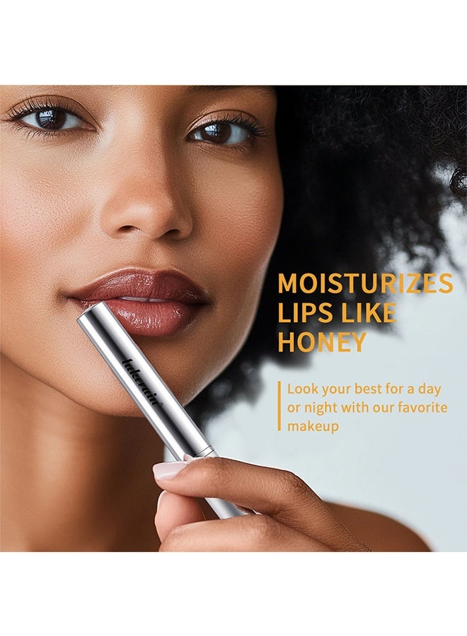 lakerain Honey Lipstick Tinted Lip Balm - Sheer Hydrating Lipstick for All Skin Tones - Moisturizing Lip Color, Nourishing Lip Balm with a Hint of Natural Black Cherry Tint - Image 2