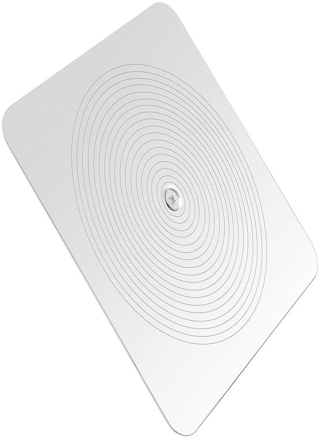 بينجيو PINGEUI قطعتان 12 × 12 بوصة من صقر الجص، صقر الجص المصنوع من الألومنيوم الصلب، صقر البناء بمقبض مريح وحواف مستديرة للأسمنت والملاط والجدران الجافة - Image 4