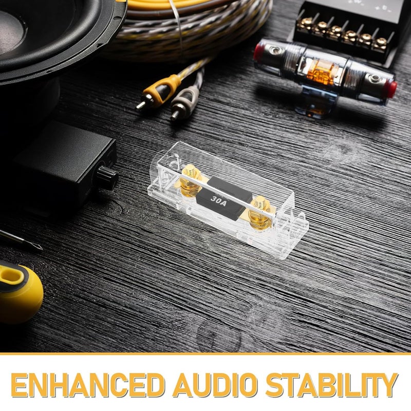 حامل الصمامات المدمج لحماية مضخم صوت السيارة نظام الصوت السياراتي - Image 4