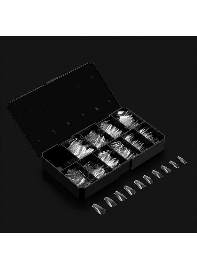 Apres Gelx Nail Kit Refills Box Of 500 Nail Tips Sizes 09 (Sculpted Coffin Medium) - Image 5