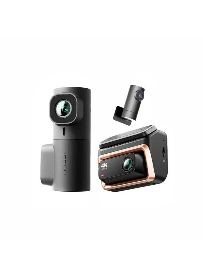 دي دي باي كاميرا DDPAI Z60 Pro 4K المزدوجة للسيارة (Dash Cam) – تسجيل أمامي وخلفي مع ميزة الحماية الذكية للمركبة 🚗📹 - Image 2
