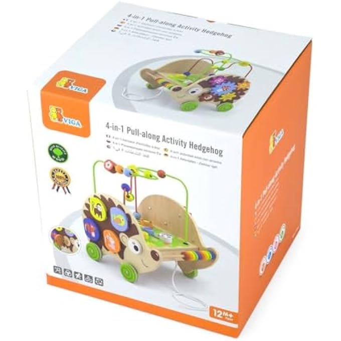 TOYS TOYS 50012 PULL-ALONG ACTIVITY HEDGEHOG MULTI-COLOURED, MULTICOLOR - Image 2