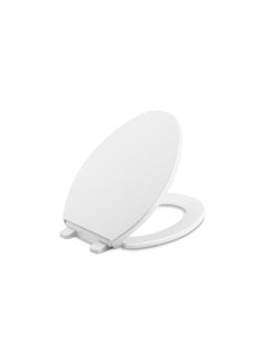 Kohler K 4774 0 Brevia Elongated White Toilet Seatwith Quick Release Hinges And Quick Attach Hardware For Easy Clean  - Image 1