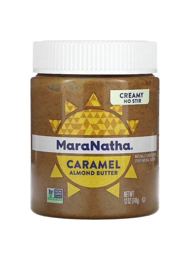 MaraNatha MaraNatha, Organic Caramel Almond Butter, Creamy, 12 oz (340 g)  - Image 1